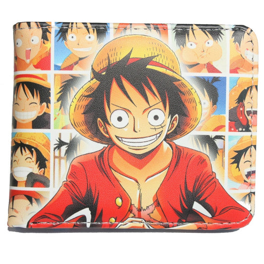 Monkey D Luffy Men Wallet Japanese Anime Pirates Coins Cards