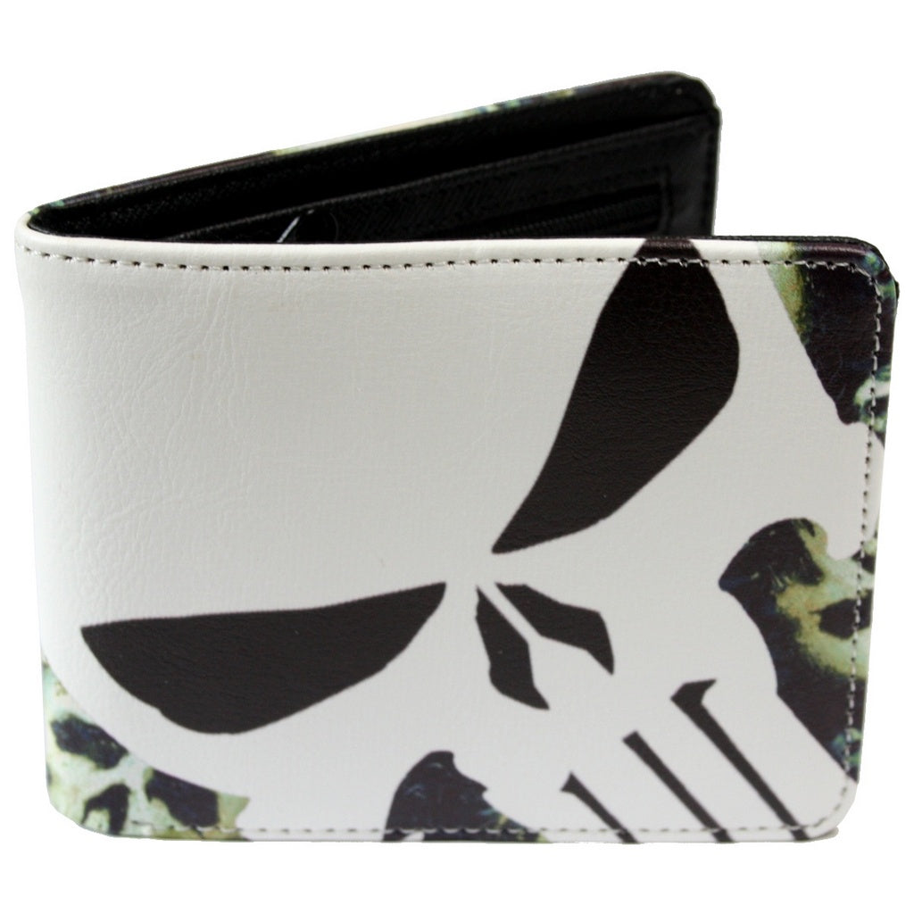 Punisher Skull Men Wallet Heroes Coins Cards Bifold