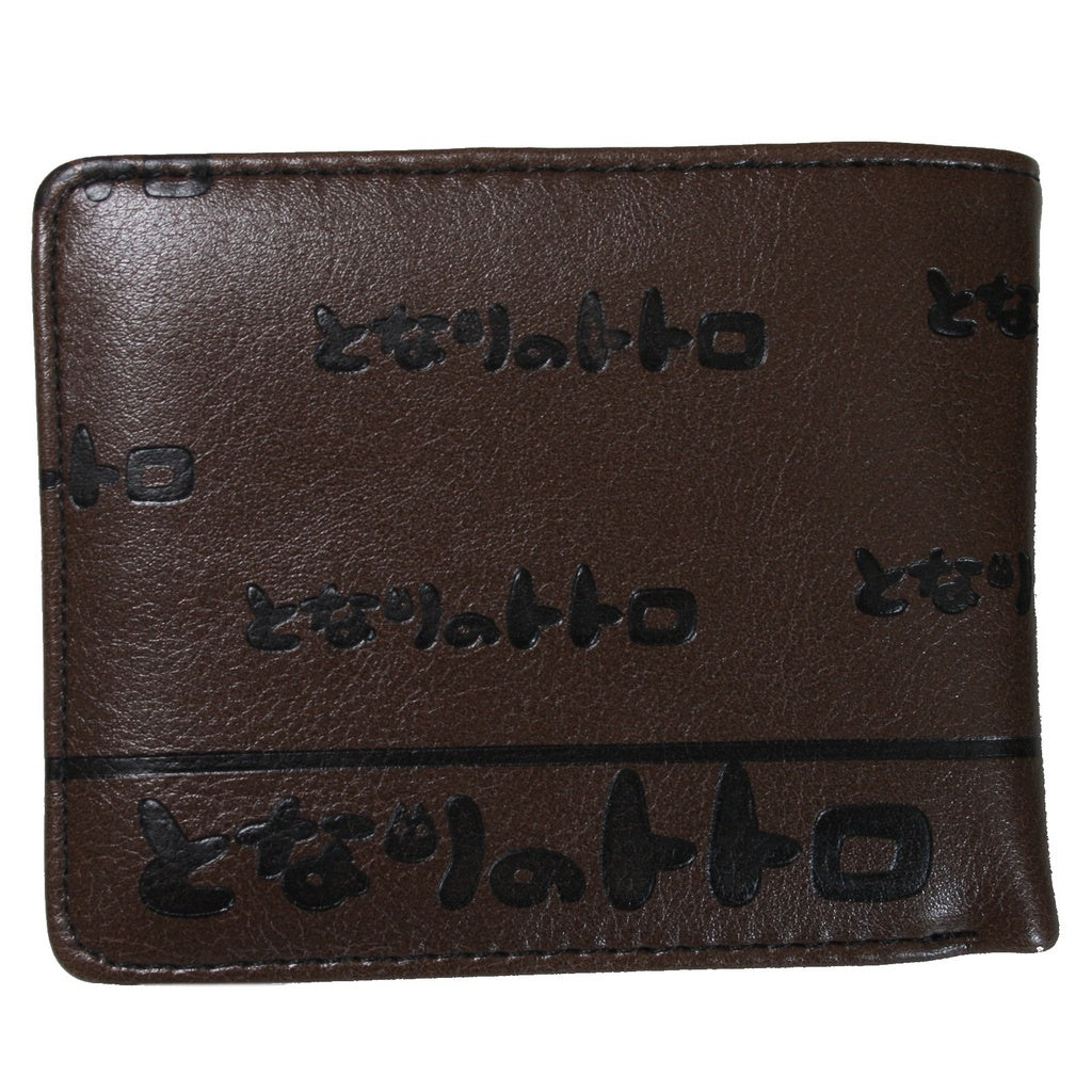 Wallet My Neighbor Totoro Ghibli Anime Men Boy Brown Trifold