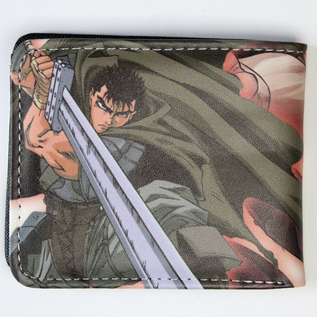 Guts Berserk Men Wallet Anime Bifold Coins