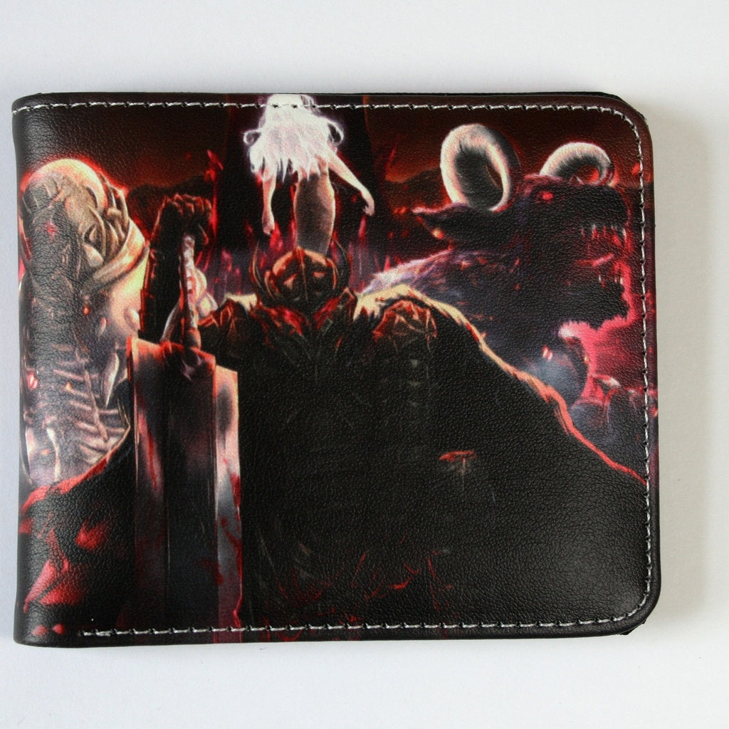 Berserk Overlord Egg Behelit Egg of King Men Wallet Anime Bifold Coins