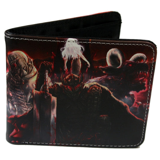 Berserk Overlord Egg Behelit Egg of King Men Wallet Anime Bifold Coins