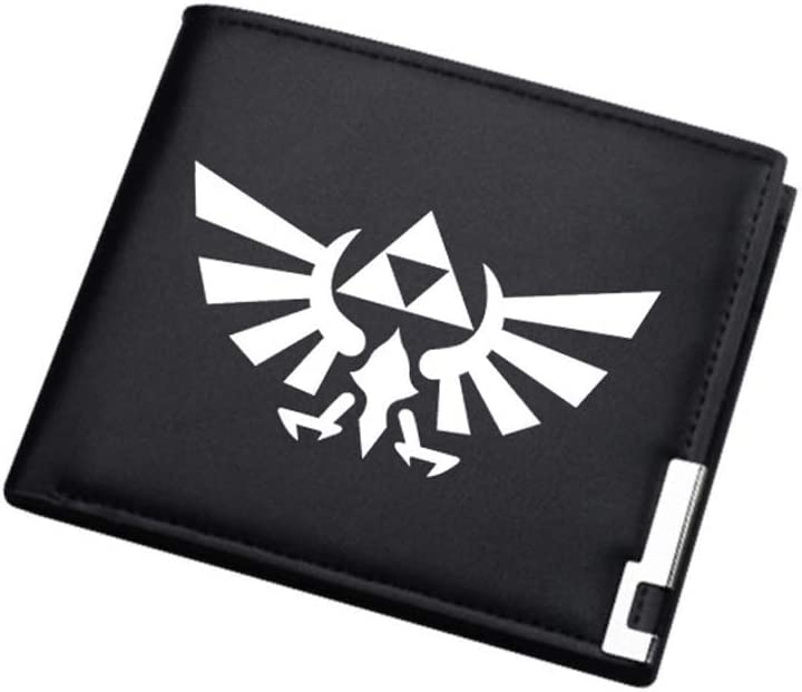 Triforce Men Wallet Game Black Card Notes Holder