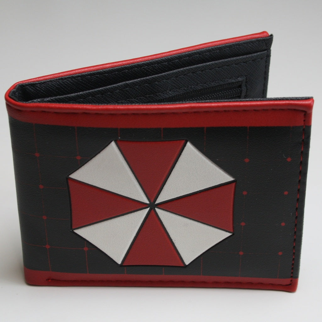 Wallet Umbrella Corp Hazard Men Bifold Coins Cards Notes Holder