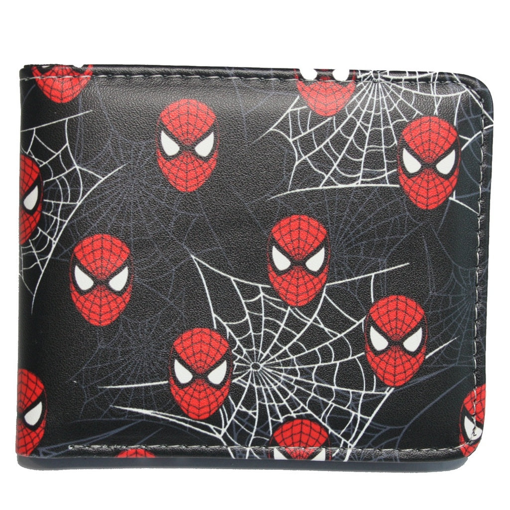 Spider Man Men Wallet Comics Heroes Coins Cards Notes