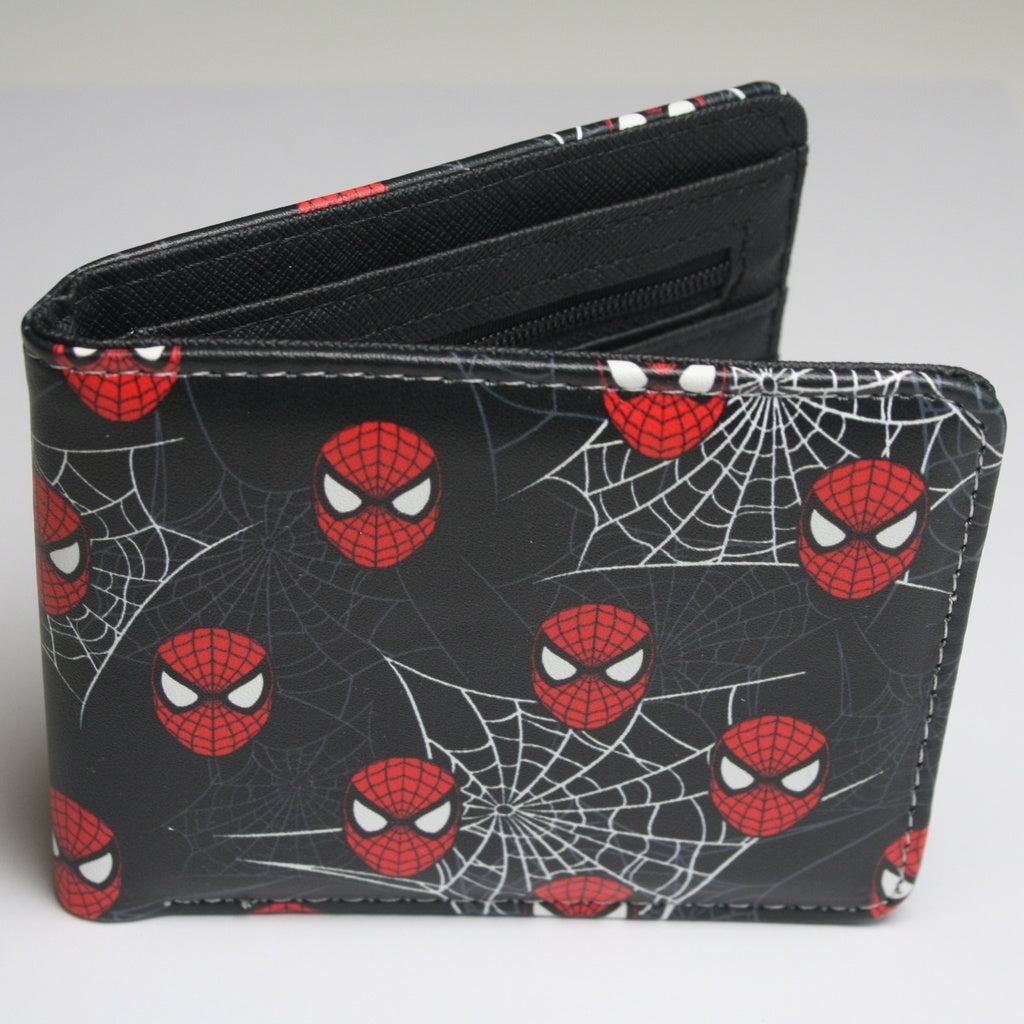 Spider Man Men Wallet Comics Heroes Coins Cards Notes