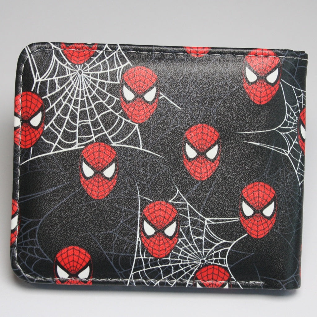 Spider Man Men Wallet Comics Heroes Coins Cards Notes