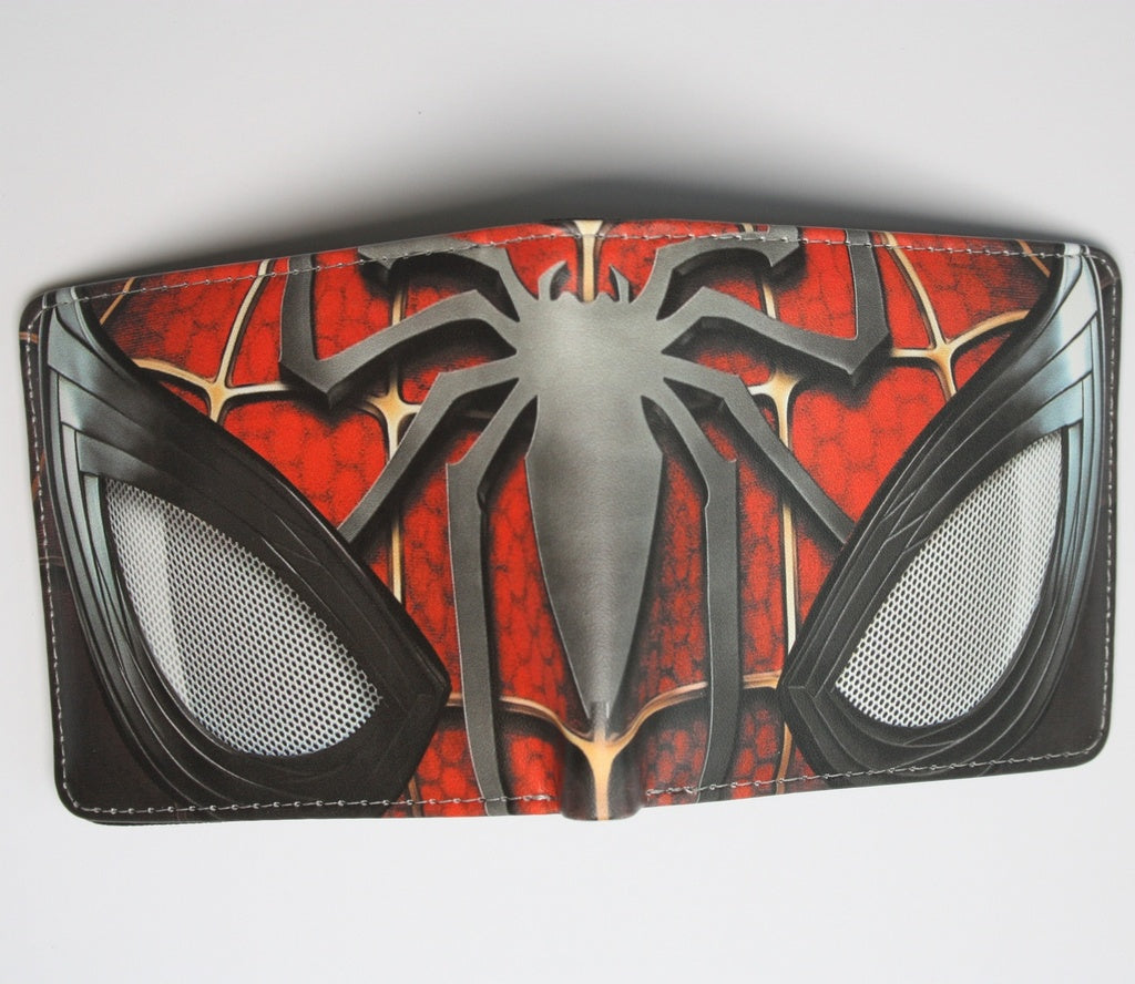 Spider Man Men Wallet Comics Heroes Coins Cards Notes