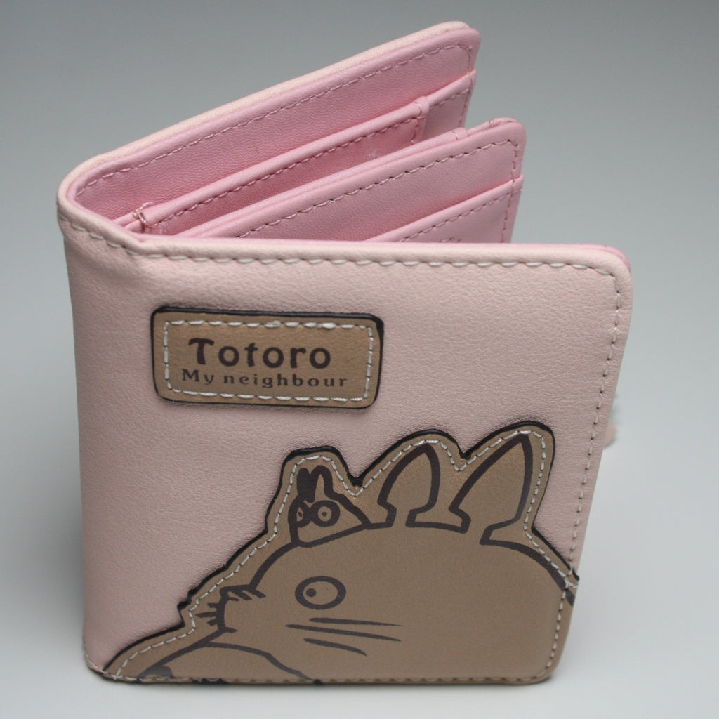 My Neighbor Totoro Pink Small Purse Women Girl Lady Zip