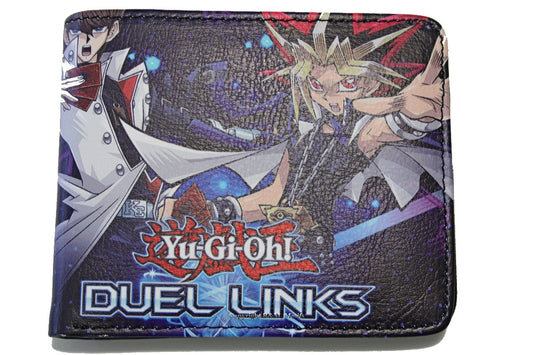 Yu-Gi-Oh Wallet Manga Anime Bifold Men Yugi Seto Coins Cards Notes-#MWAL0965