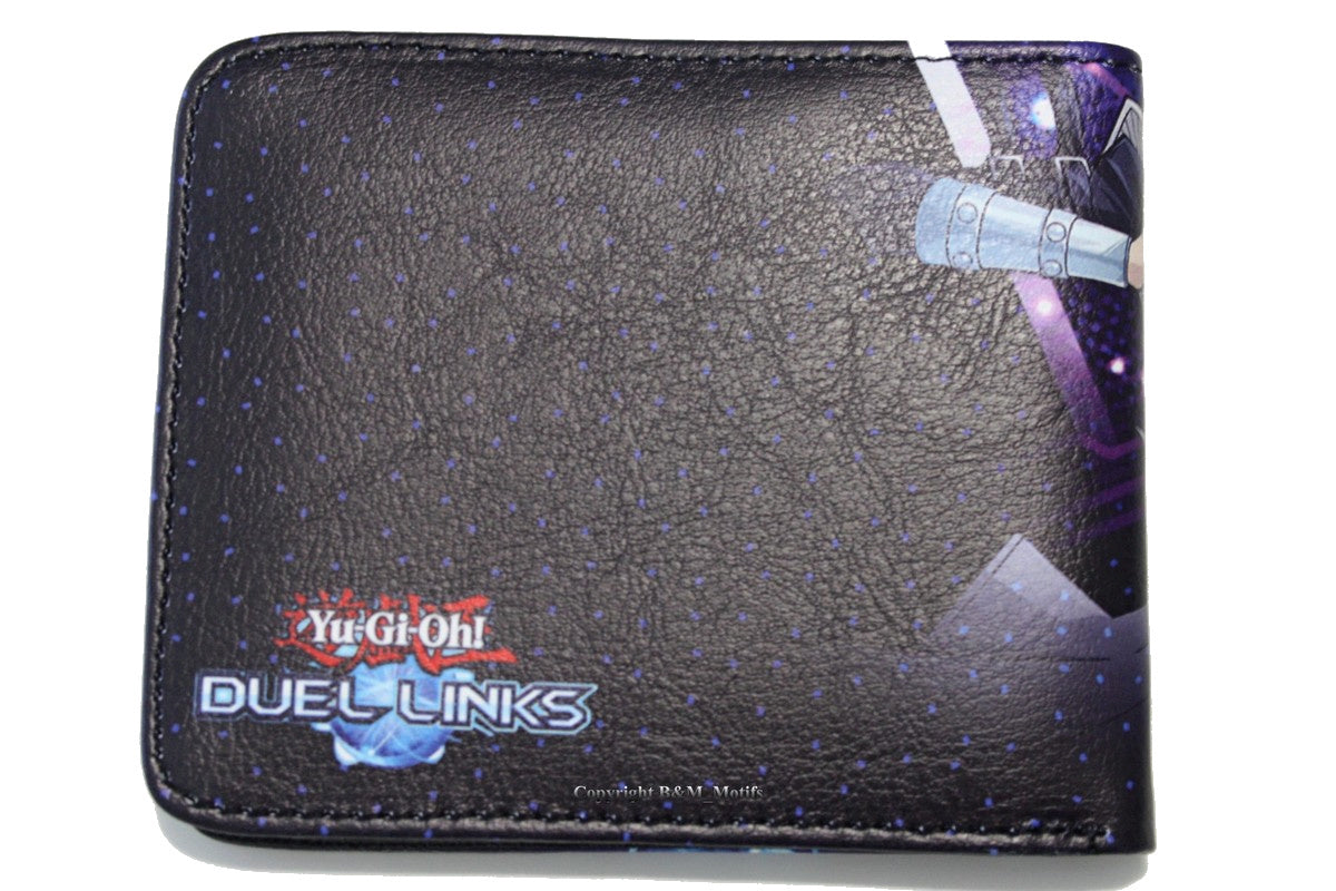 Yu-Gi-Oh Wallet Manga Anime Bifold Men Yugi Seto Coins Cards Notes-#MWAL0965