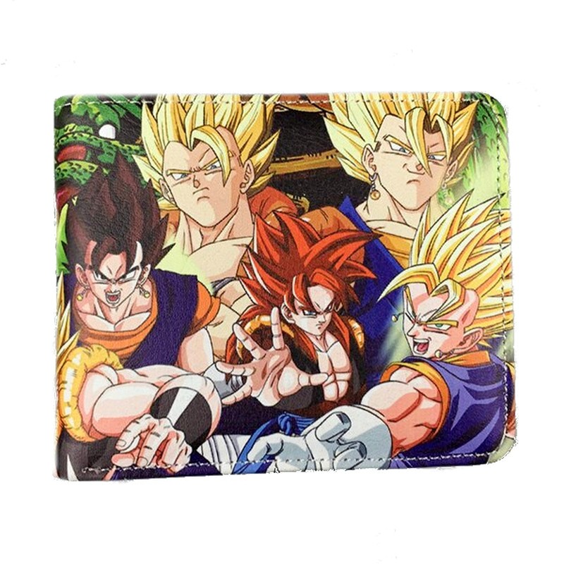 Goku Super Saiyan Men Wallet Dragon Ball Anime zipper