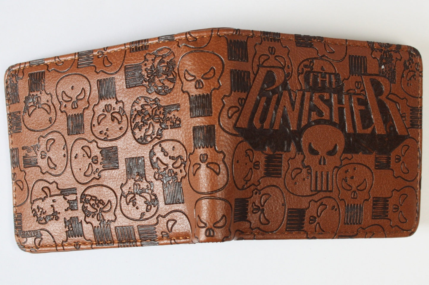 Punisher Skull Men Wallet Heroes Coins Cards Trifold