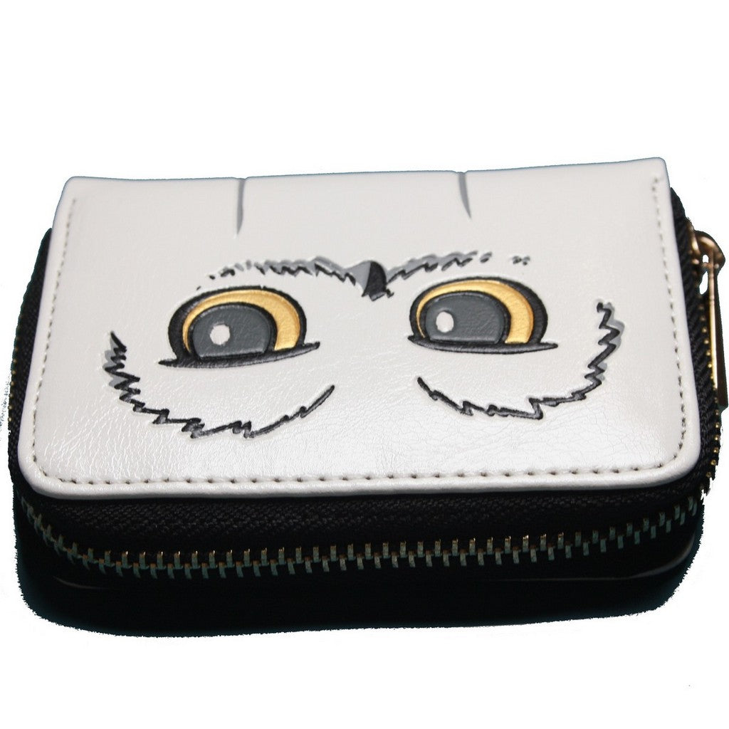 Small Purse Hedwig White Snow Owl Purse for Girl Women Lady Faux Leather Zip-Clothes, Shoes & Accessories:Women:Women's Accessories:Purses & Wallets-Brian and Mary accessories