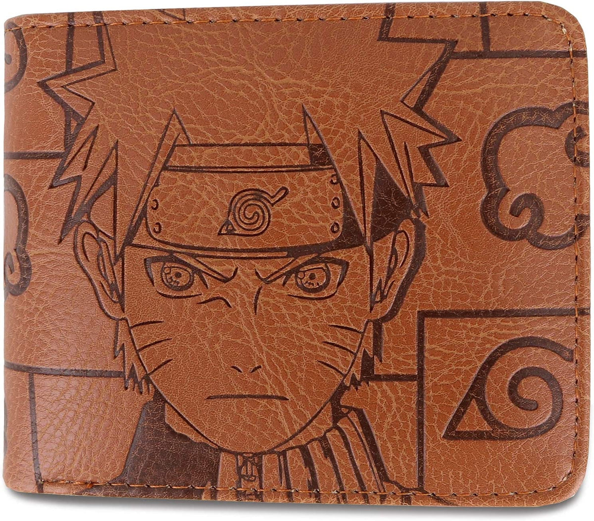 Wallet Naruto Shippuden Uzumaki Clan Japanese Anime Cards Coins Holder Men-Clothes, Shoes & Accessories:Men:Men's Accessories:Wallets-Brian and Mary accessories