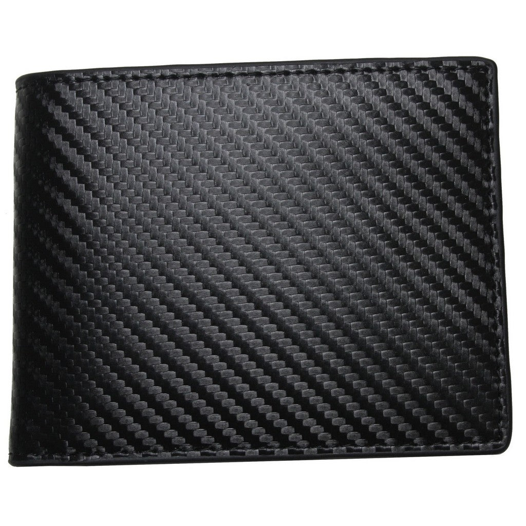 RFID-Mens-Wallet-Genuine-Leather-Black-Credit-Card-Photo-ID-Window-Notes-Pocket-Wallet-Bifold-Bi-Fold-RFID-Blocking-Anti-Theft