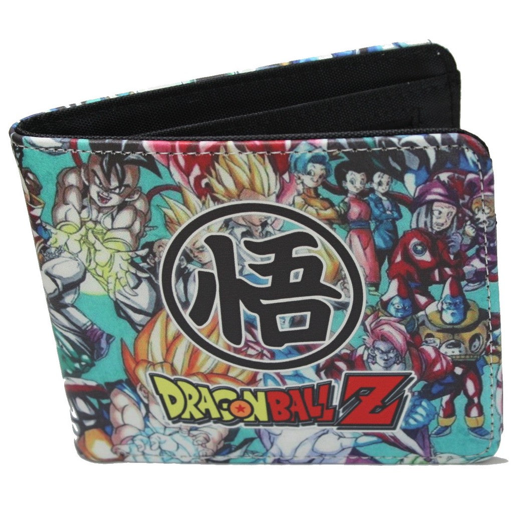 Dragon Ball Z Men Wallet Goku Saiyan Kanji Anime Coins Cards Notes-Clothes, Shoes & Accessories:Men:Men's Accessories:Wallets-Brian and Mary accessories