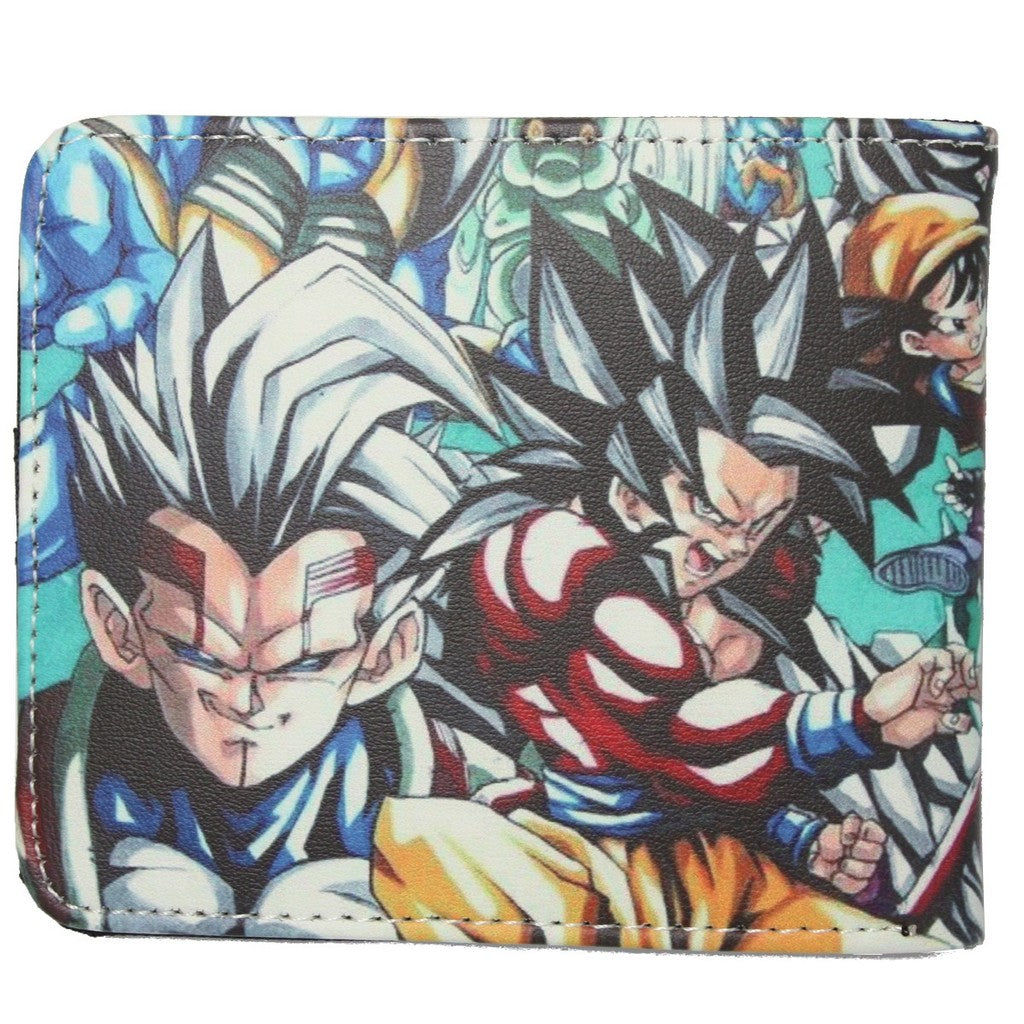 Dragon Ball Z Men Wallet Goku Saiyan Kanji Anime Coins Cards Notes-Clothes, Shoes & Accessories:Men:Men's Accessories:Wallets-Brian and Mary accessories