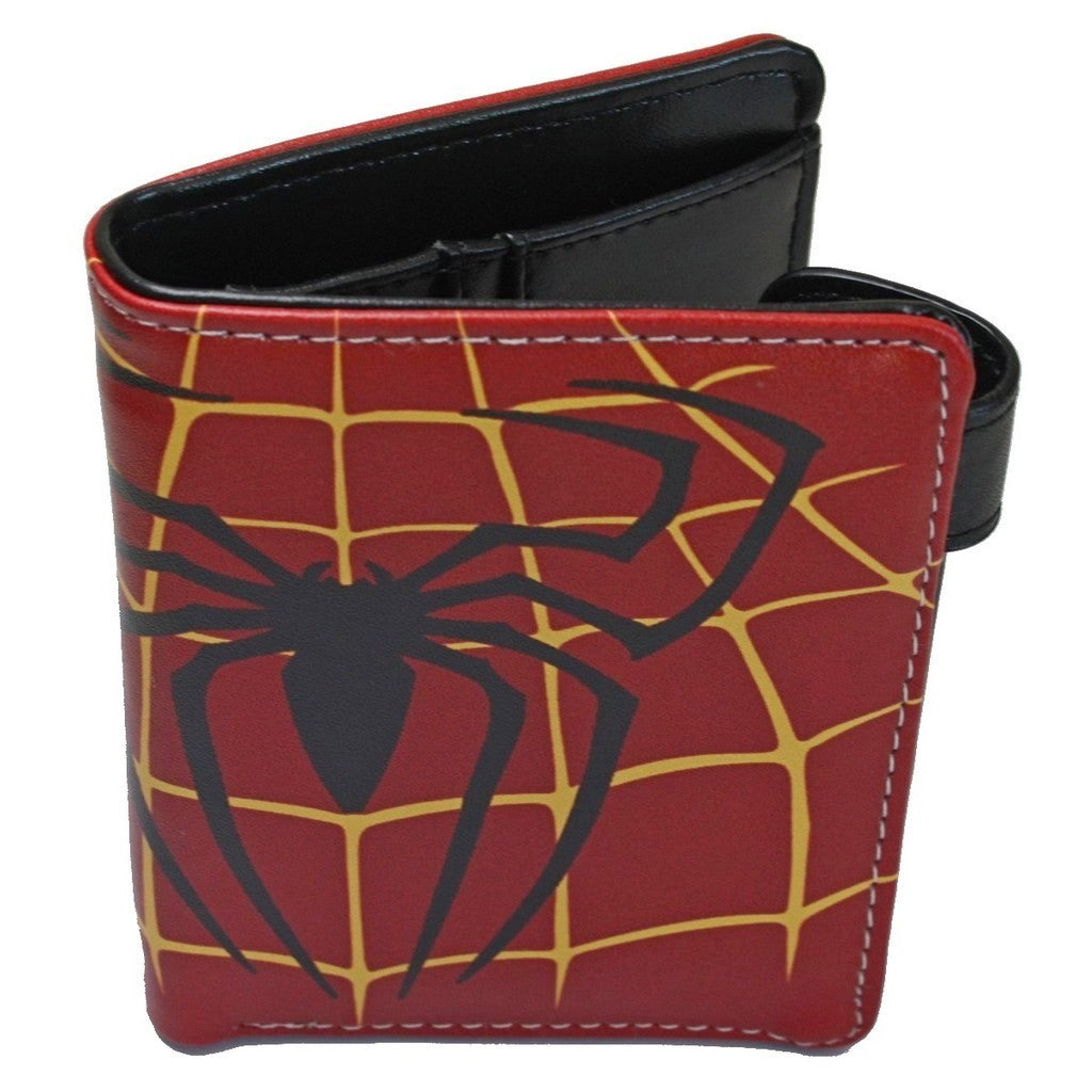 Spider Man Men Wallet Comics Heroes Coins Buckle Clasp-Clothes, Shoes & Accessories:Men:Men's Accessories:Wallets-Brian and Mary accessories