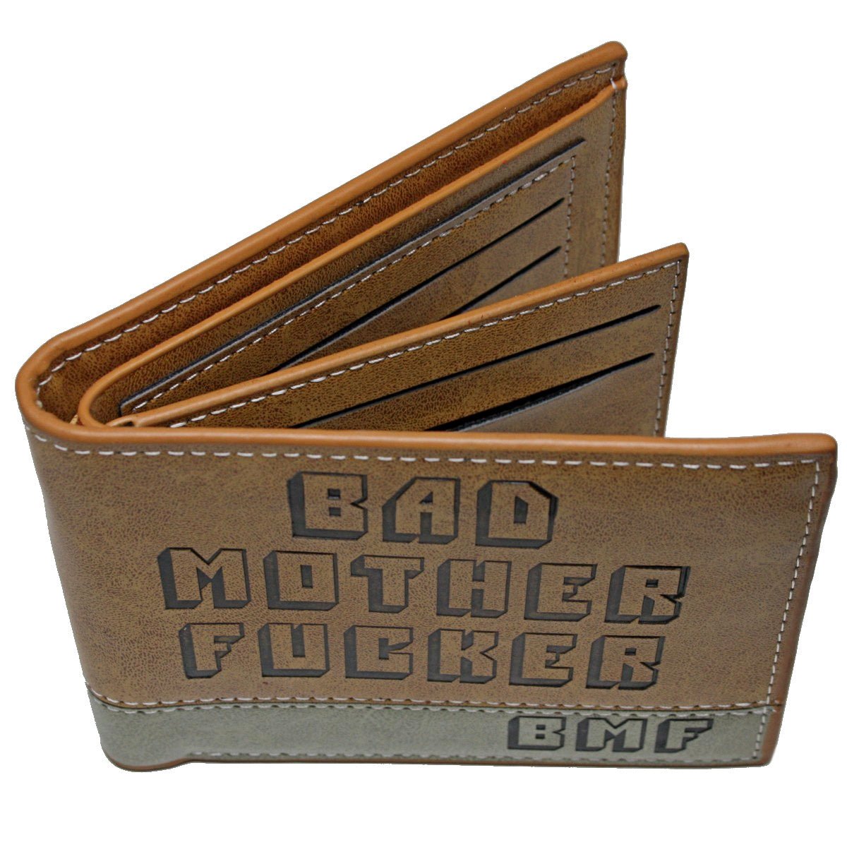 BAD MOTHER F***ER Pulp Fiction Trifold Men Wallet Coins Cards MWALX744