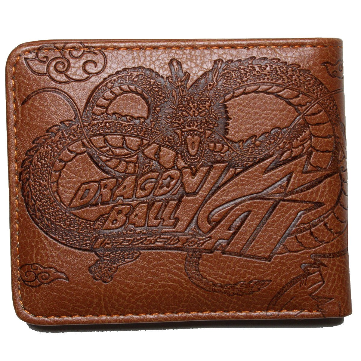 Dragon Ball Z Anime Goku Super Saiyan Men Wallet Brown Coins Cards Notes MWAL0122