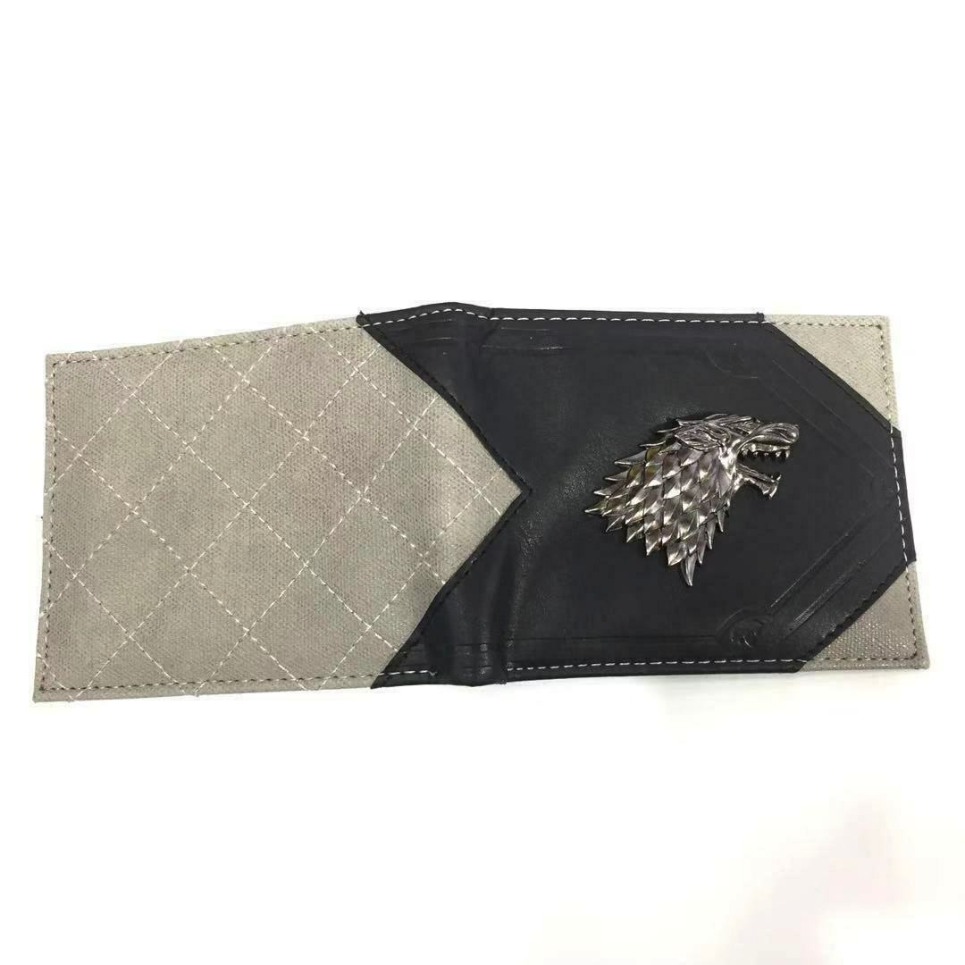 Game Of Thrones House Stark Winter Is Coming Dire Wolf Men Wallet Coins Cards Notes MWAL0176