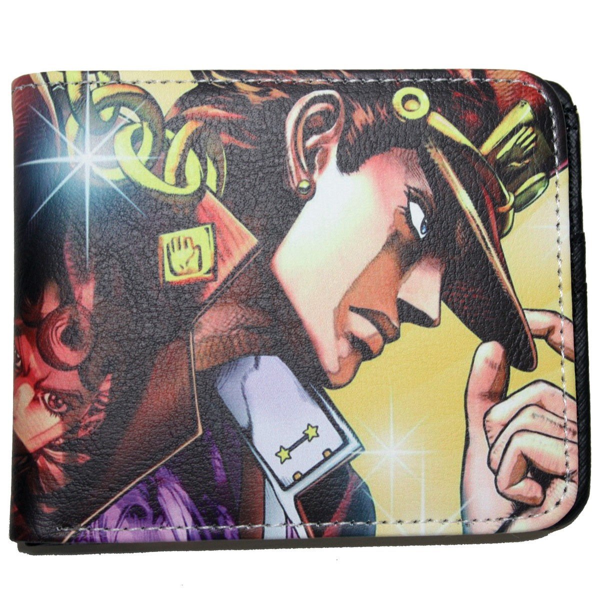 JoJo's Bizarre Adventure Men Wallet Anime Manga Bifold Cards Coins Notes MWAL0429