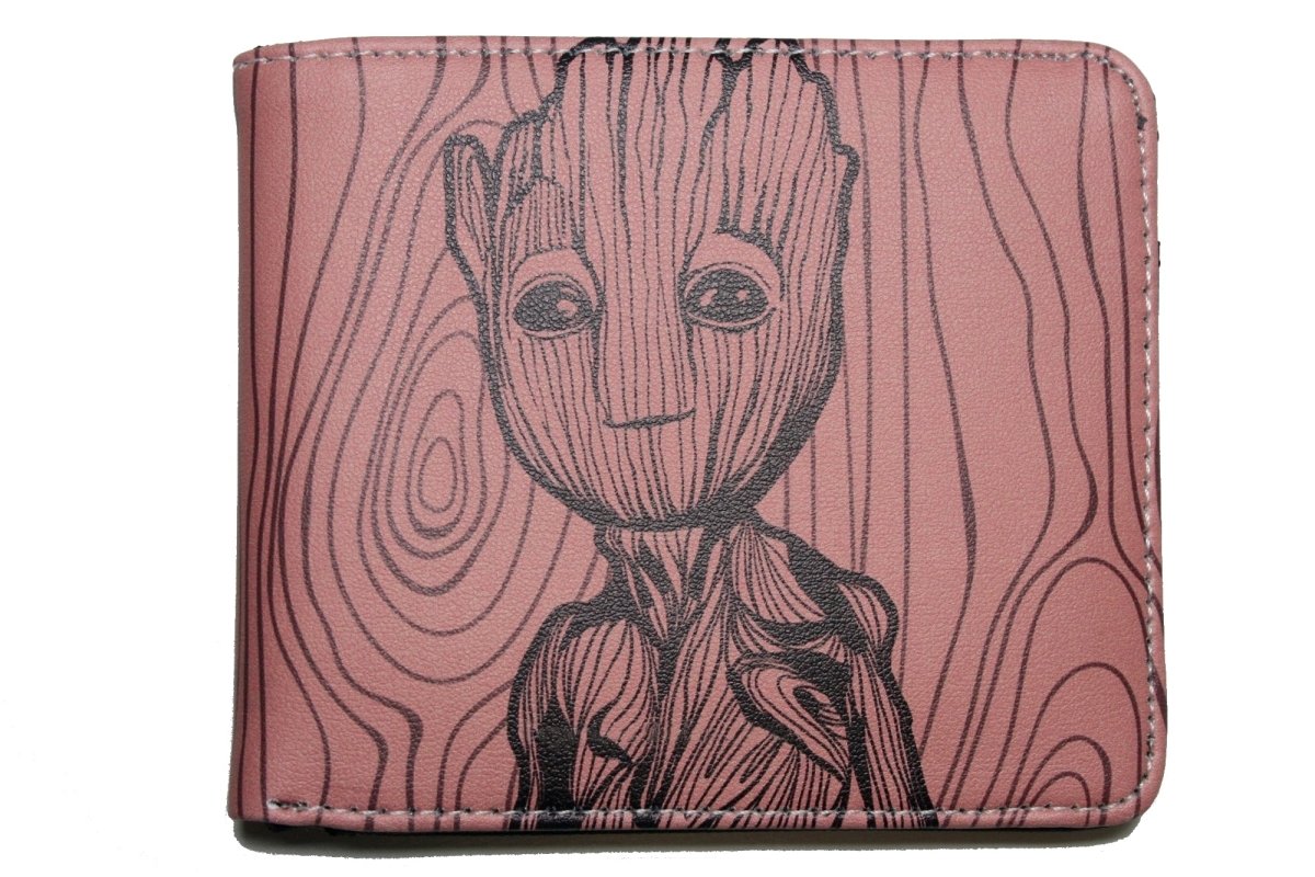 Marvel Comics Men Wallet Groot Guardians Of The Galaxy Cards Notes Coins-#MWAL0292