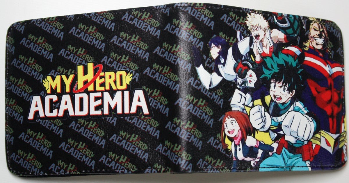 My Hero Academia Men Wallet Deku Bokugo All Might Anime Bifold Coins Cards Notes Holder MWAL0419