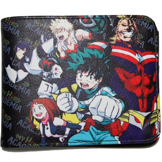 My Hero Academia Men Wallet Deku Bokugo All Might Anime Bifold Coins Cards Notes Holder MWAL0419