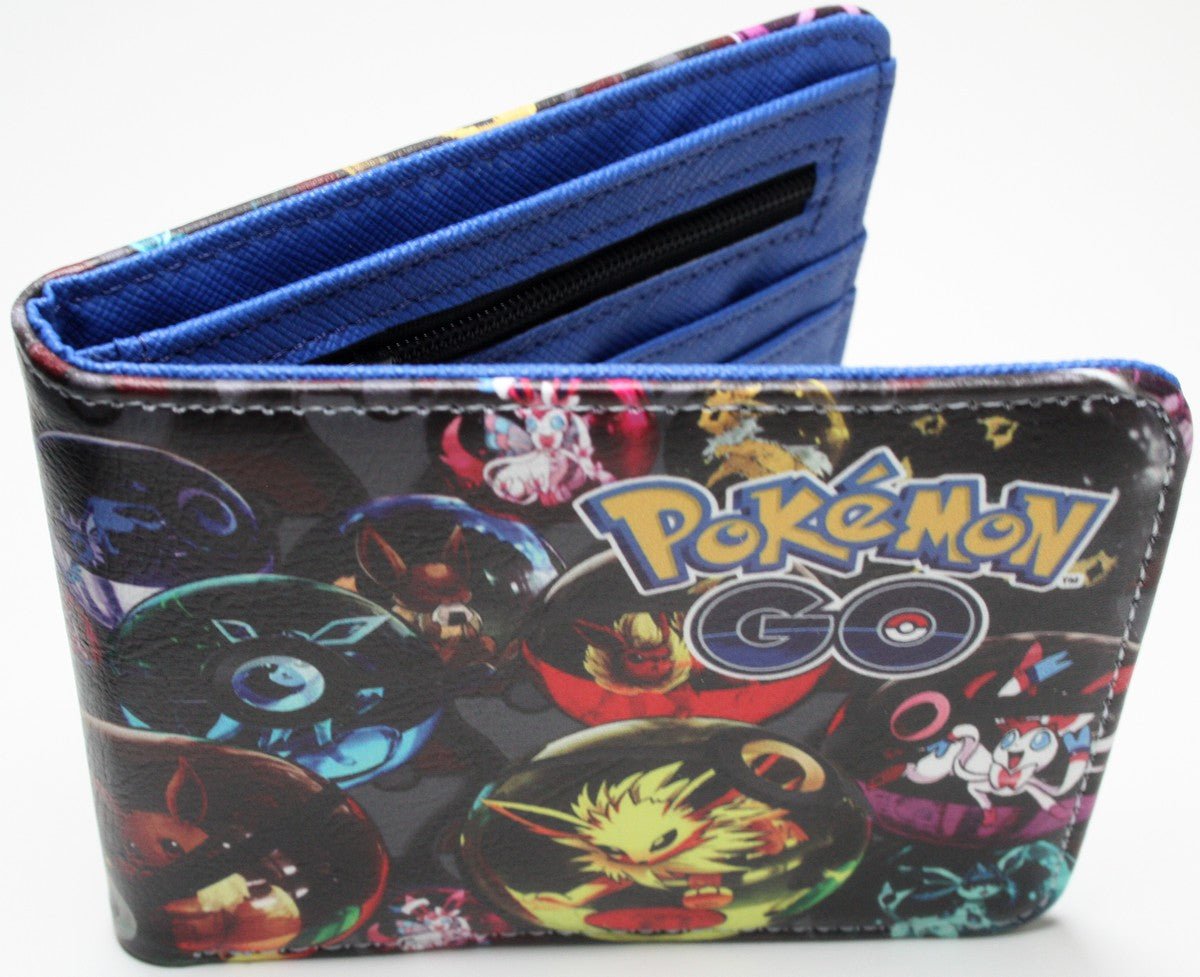 Pokemon GO Men Wallet Pikachu and Friends Nintendo Coins Cards Notes MWAL0433