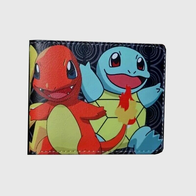 Pokemon Men Wallet Pikachu and Friends Nintendo Black Coins Cards Notes MWAL0504