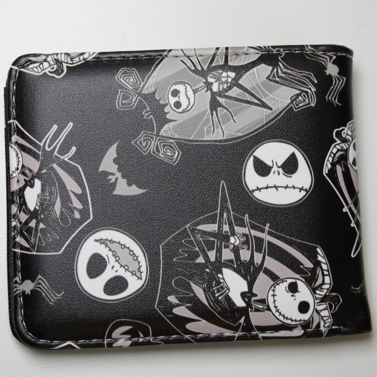 The Nightmare Before Christmas Men Wallet Black Bifold Coins Cards Notes Holder MWAL0800