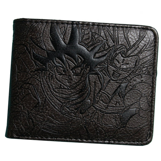 Dragon Ball Super Embossed Anime Goku Super Saiyan Men Wallet Dark Brown Coins Cards Notes-Clothes, Shoes & Accessories:Men:Men's Accessories:Wallets-Brian and Mary accessories