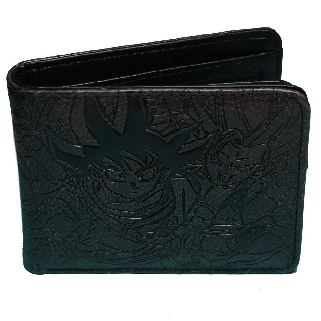 Dragon Ball Super Embossed Anime Goku Super Saiyan Men Wallet Dark Brown Coins Cards Notes-Clothes, Shoes & Accessories:Men:Men's Accessories:Wallets-Brian and Mary accessories