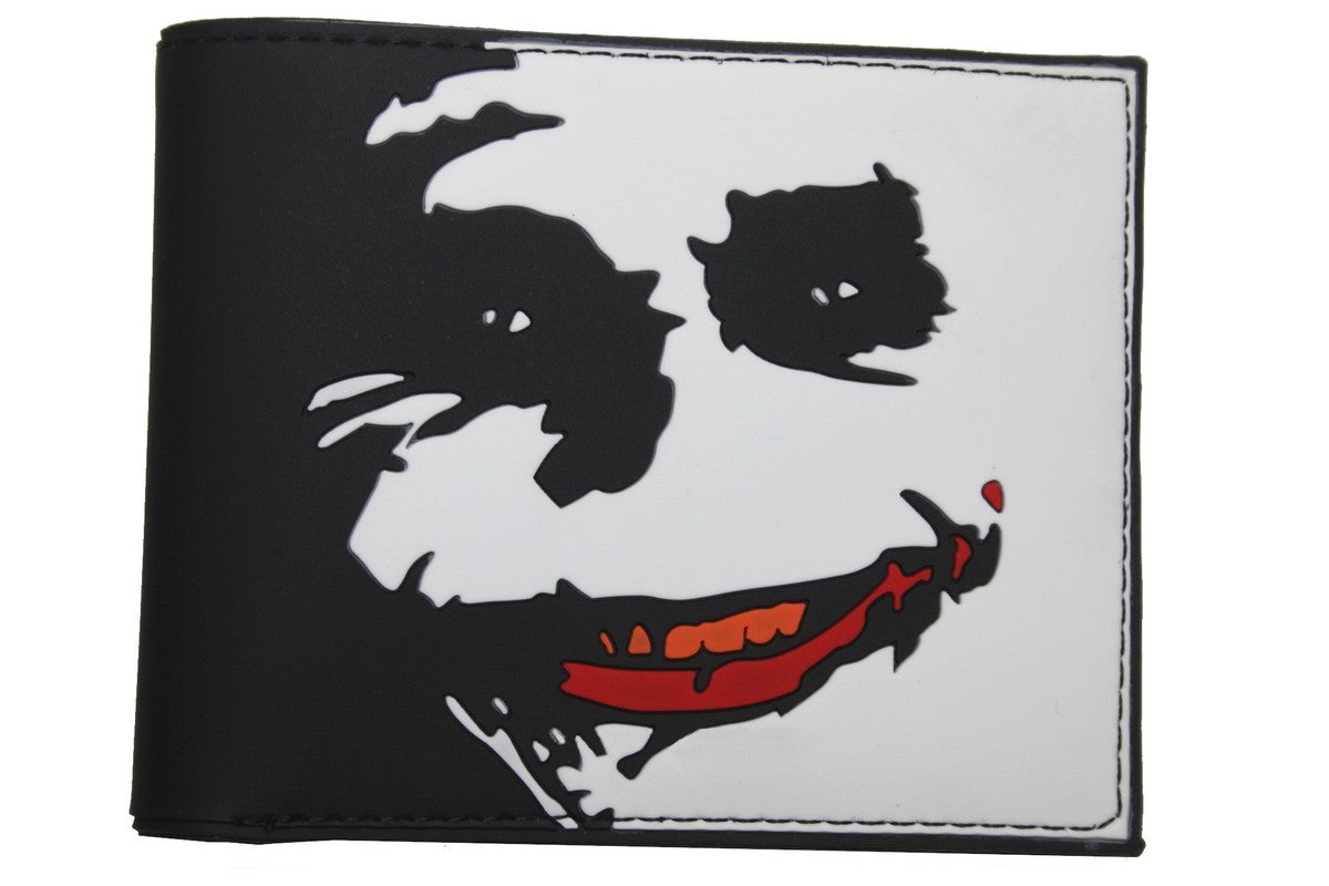 Wallet Gotham City Joker Clown Prince of Crime Men DC Comics Coins Cards Holder-#MWAL0801