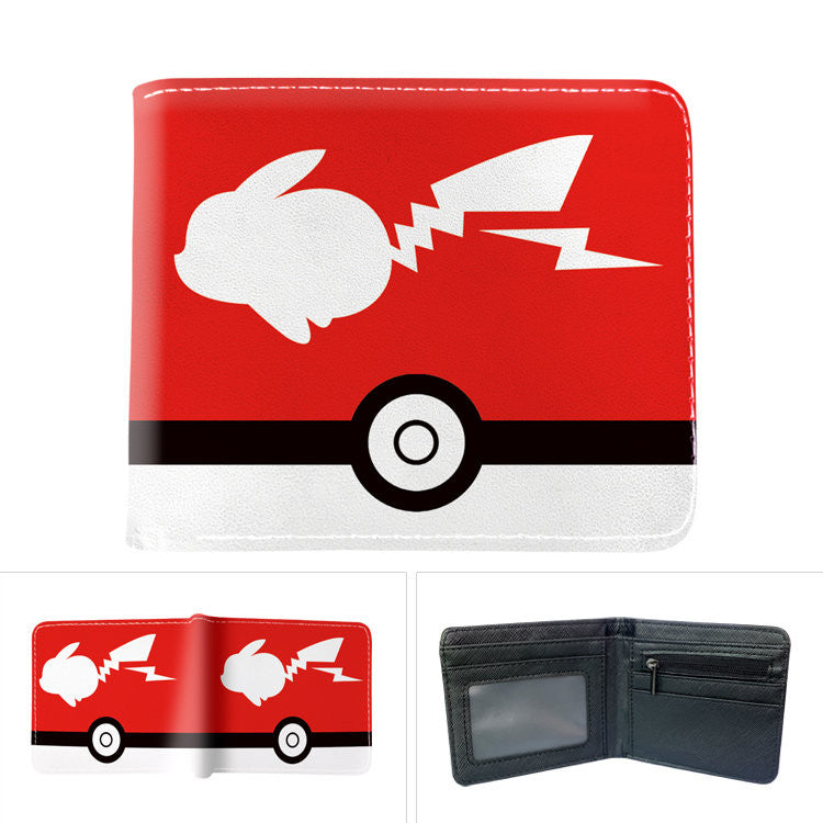 Pikachu Pokeball Men Wallet Coins Cards Photo