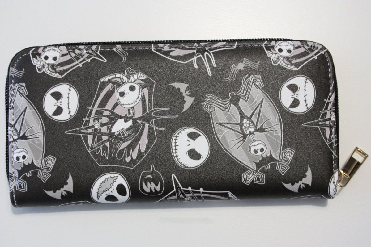 Wallet The Nightmare Before Christmas Long Purse Women Lady Faux Leather Zip WWAL0912