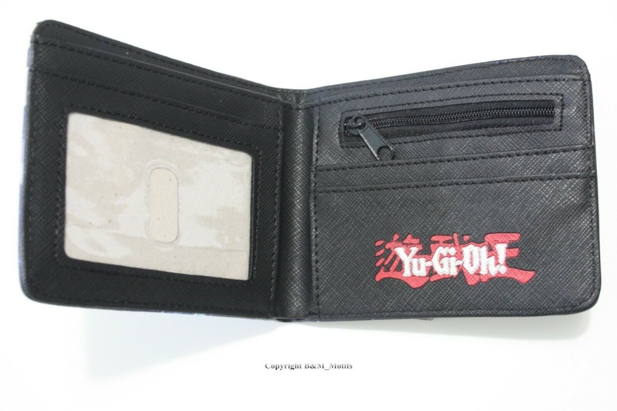 Yu-Gi-Oh Wallet Manga Anime Bifold Men Yugi Seto Coins Cards Notes MWAL0965